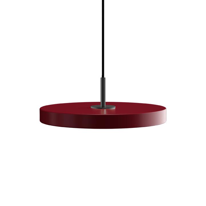 Umage Asteria Mini LED přívěsek, černý kov/rubín červená