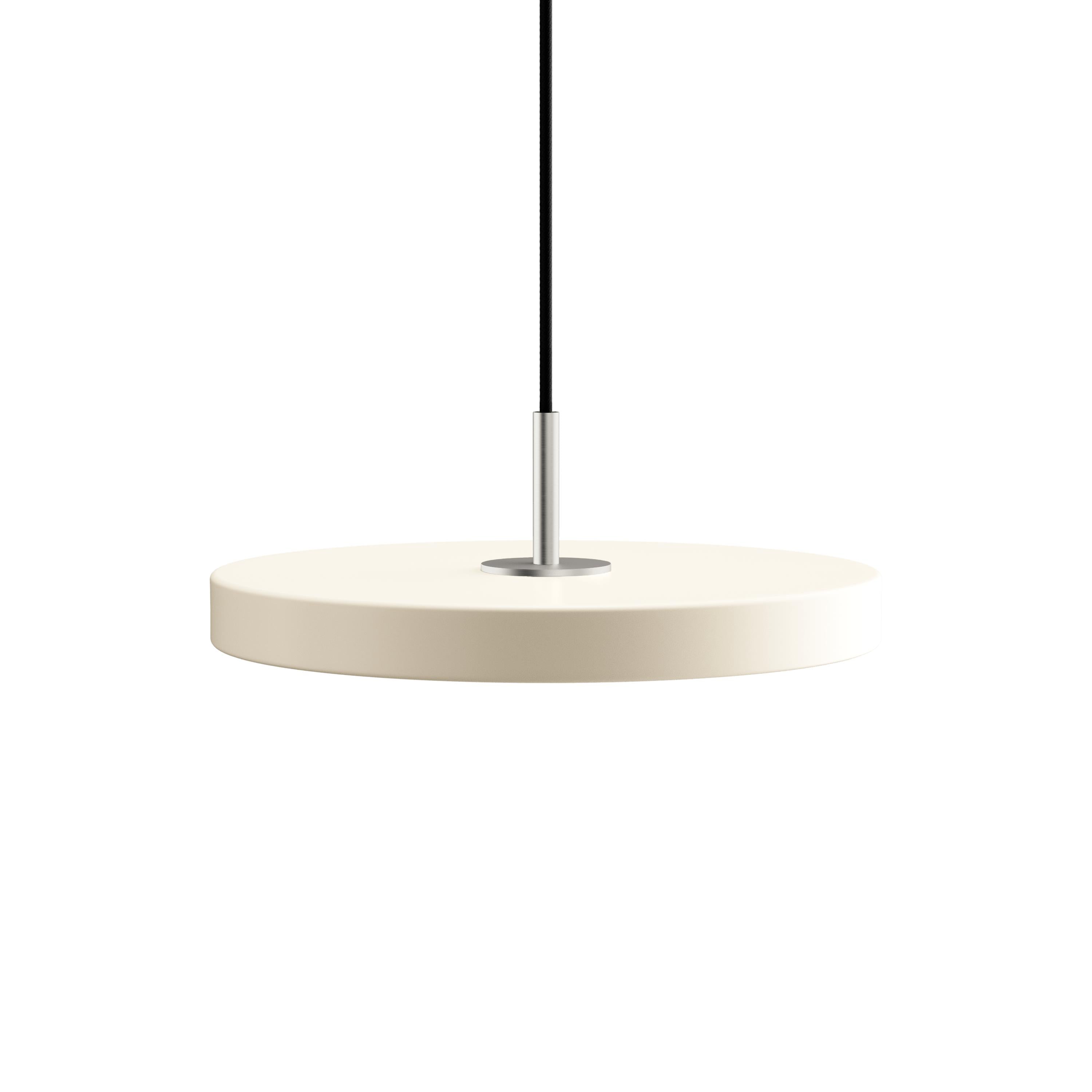 Umage Asteria Mini Led Pendant, Steel/Pearl White