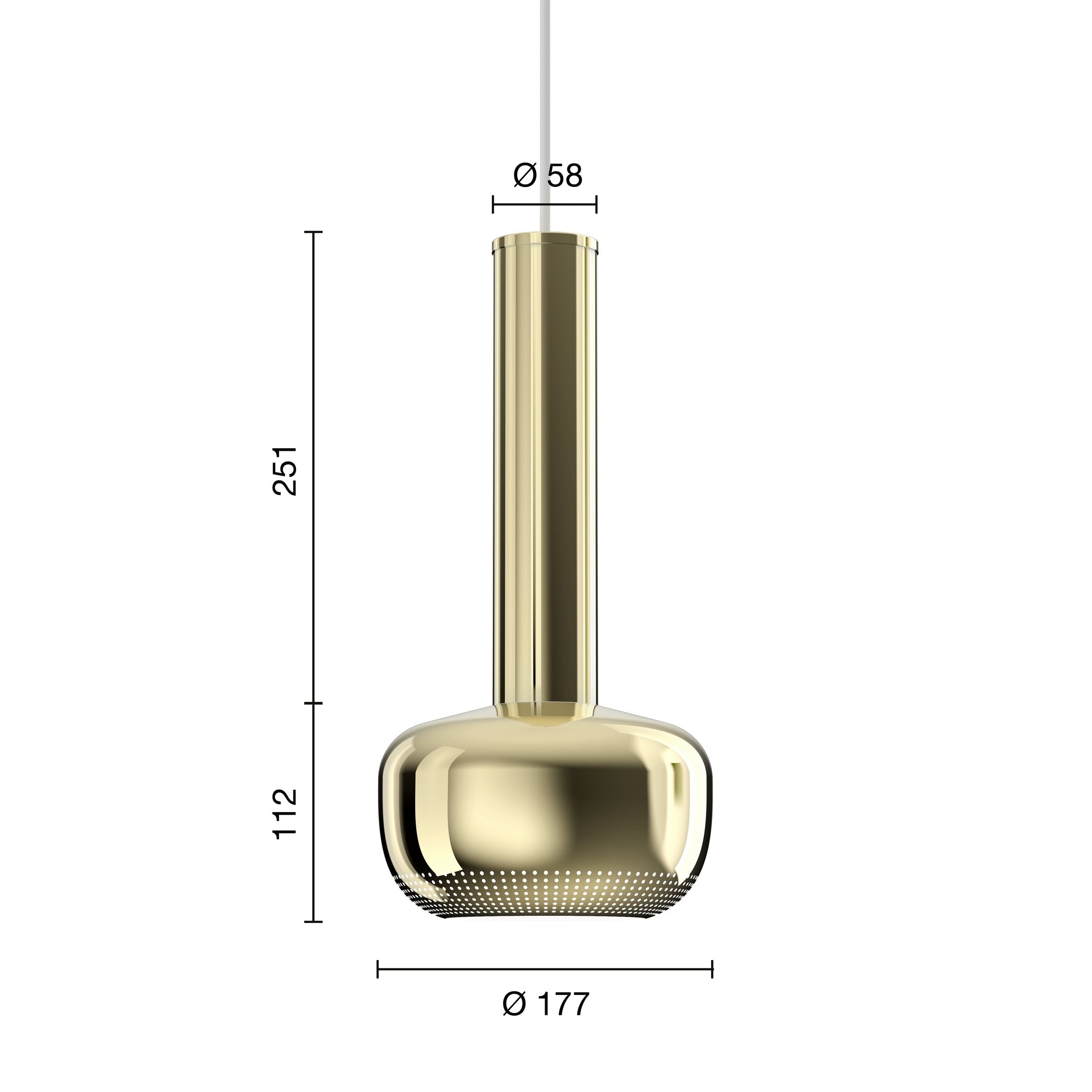 Louis Poulsen VL 56 během, chrome