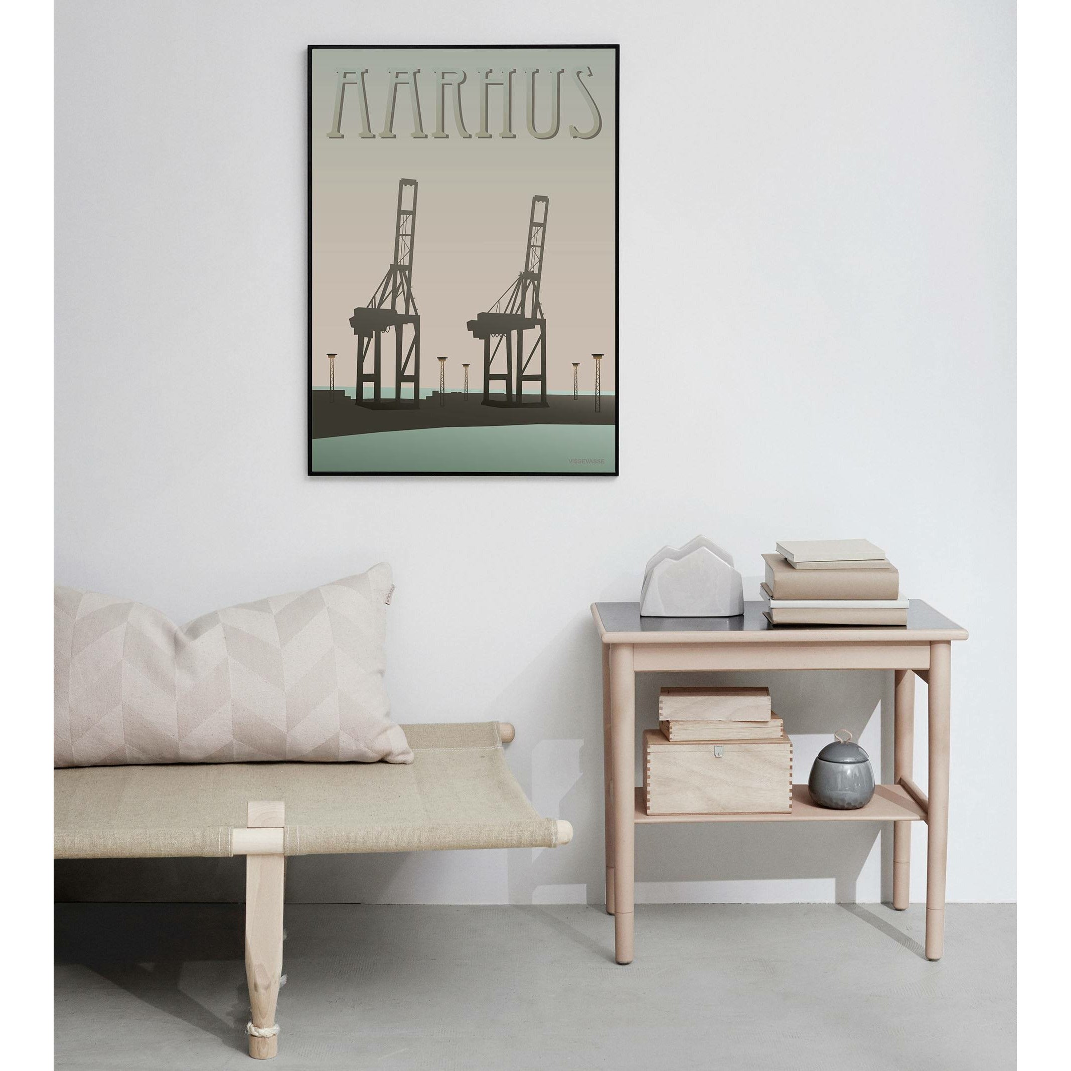 Vissevasse Aarhus Harbor plakát, 50 x70 cm