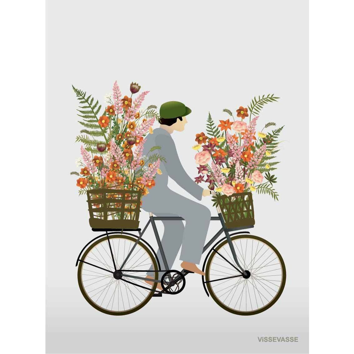 Vissevasse Bicycle s květinami, A7
