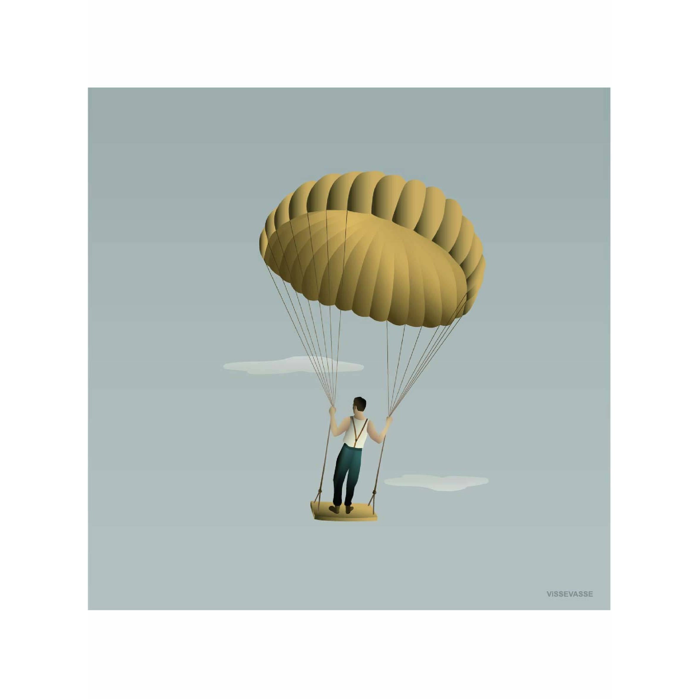 Vissevasse Man In The Sky Poster, 50 X50 Cm