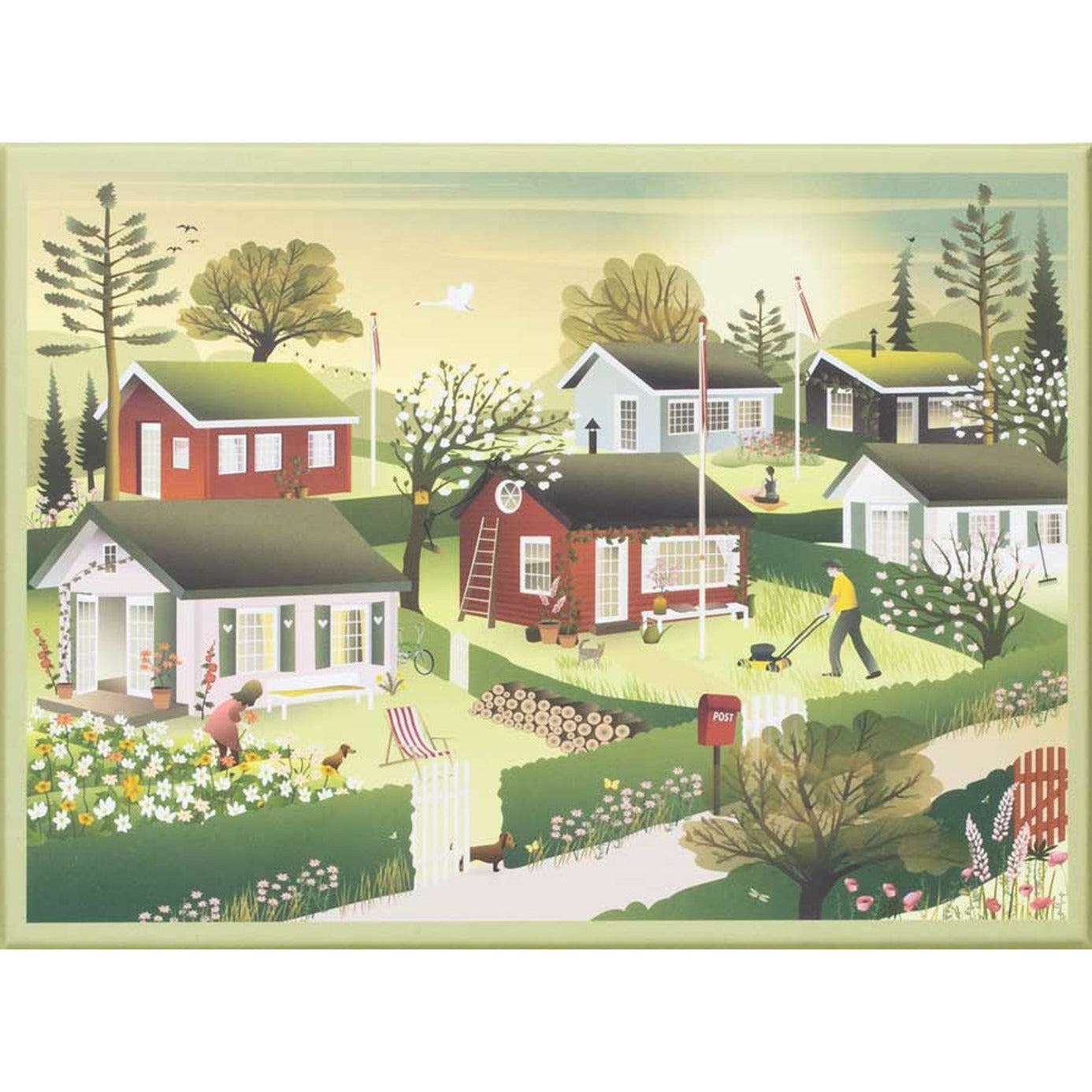 Vissevasse Small Houses Puzzle s 1000 kusy