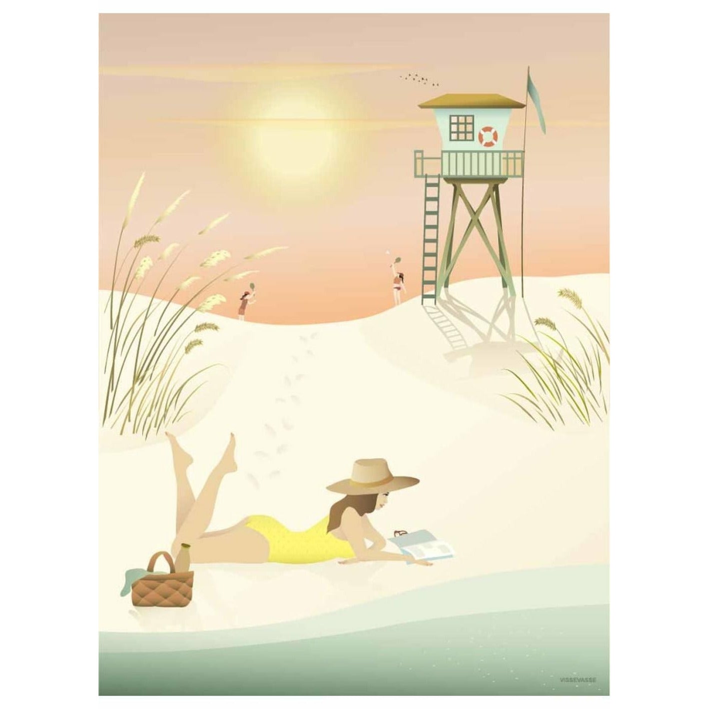 Vissevasse Sunny Days Poster, 50 X 70 Cm