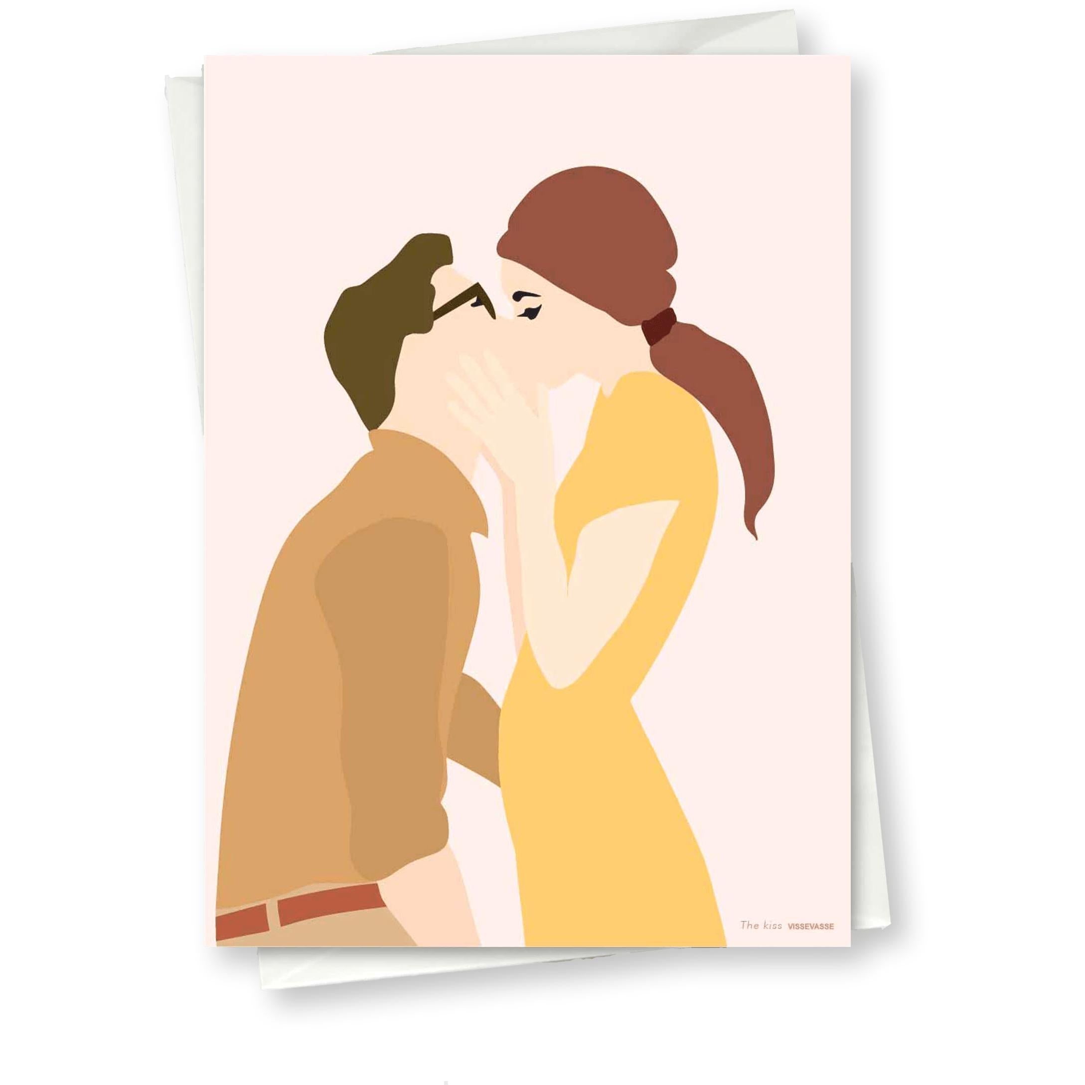 Vissevasse The KISS Blonging Card, 10x15 cm