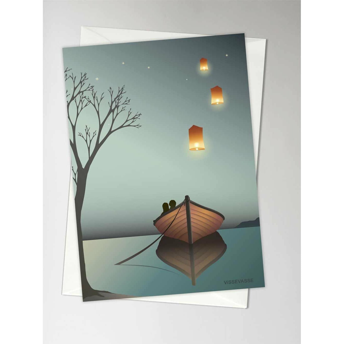 Vissevasse The Lanterns Blonging Card, A6