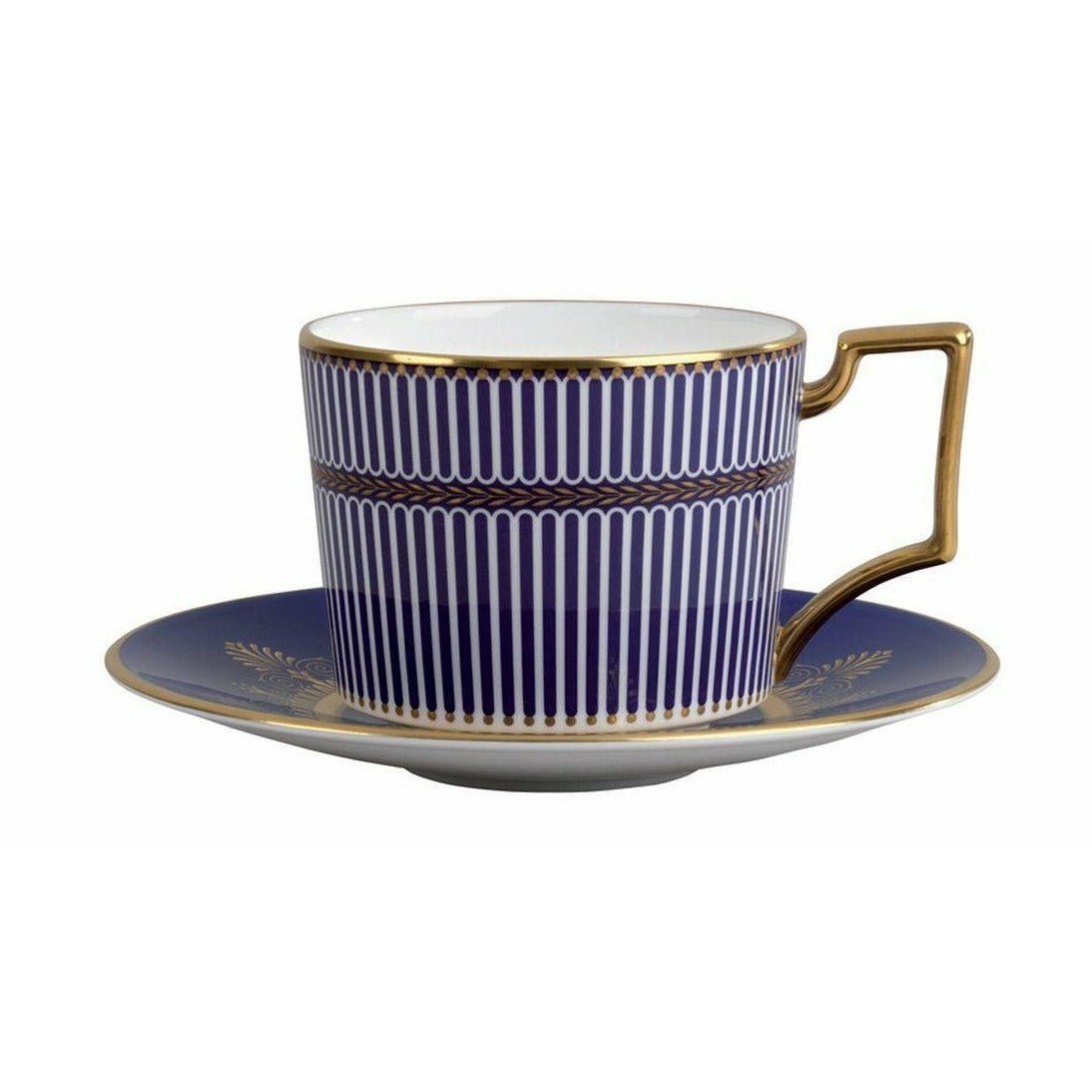 Wedgwood Anthemion Blue Todacup and Saucer ikonický