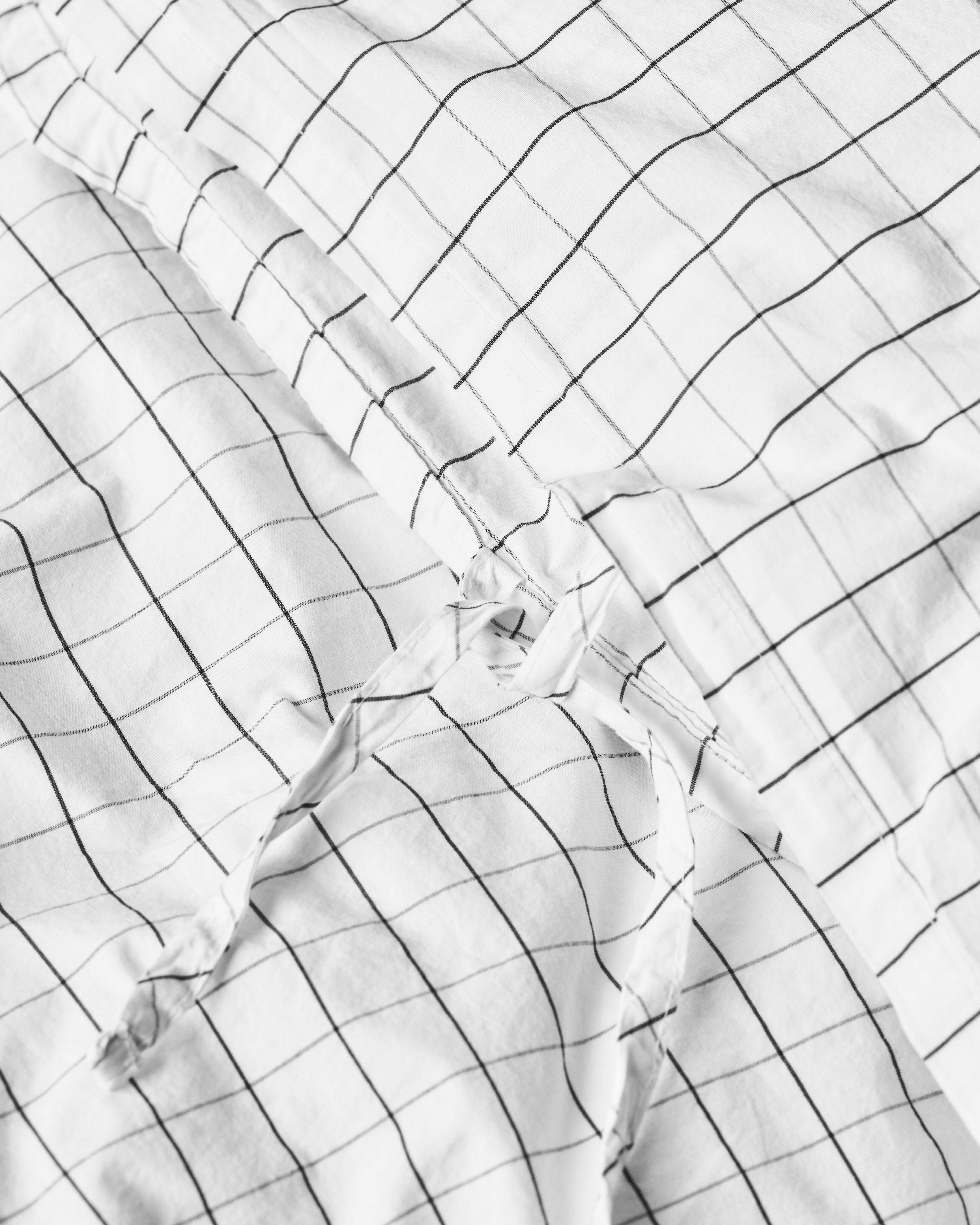 Od Nord Erika Bed Linen Set 200x140 cm, sníh s uhlím