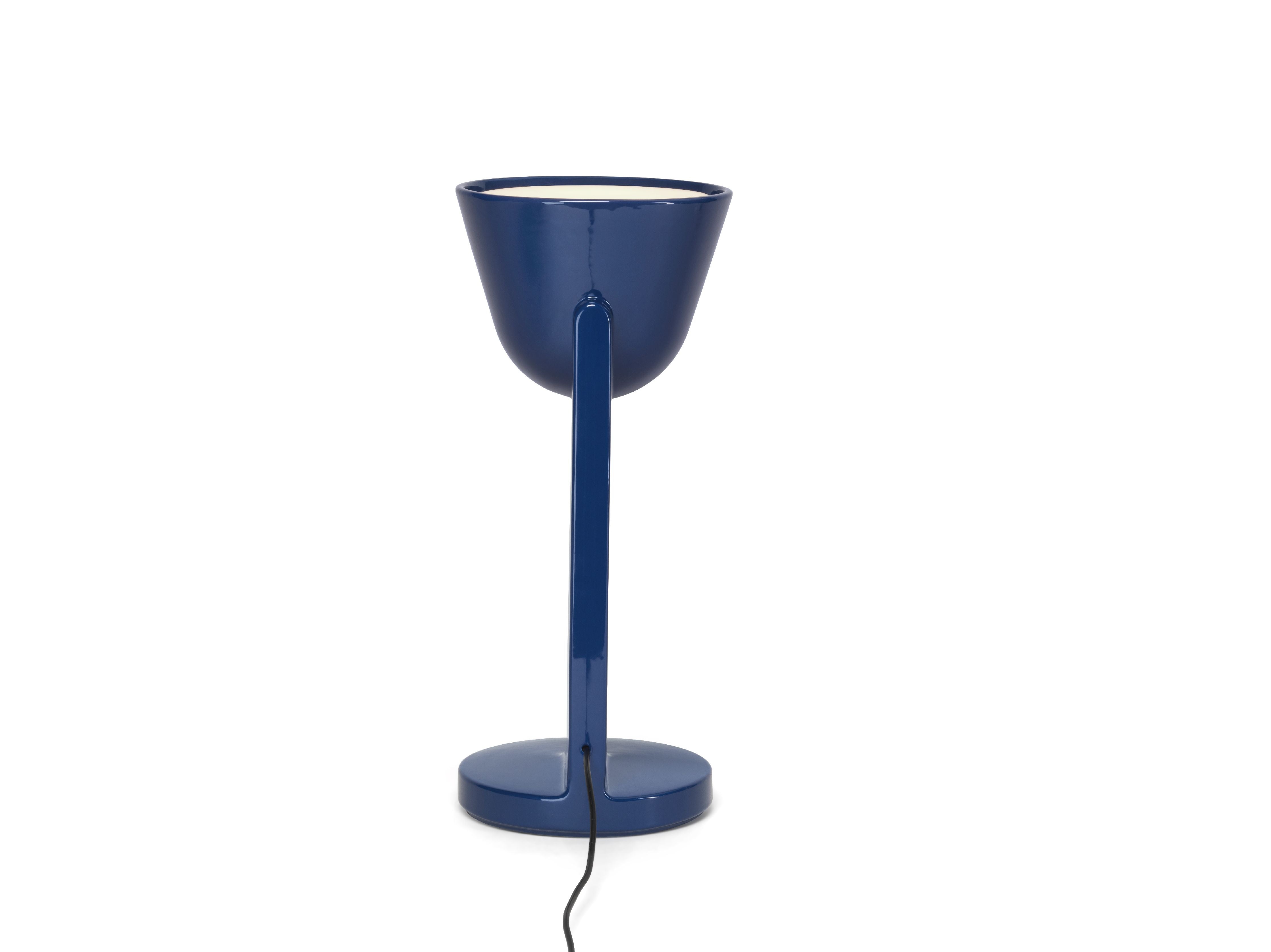 Flos Céramique stolní lampa, tmavě modrá