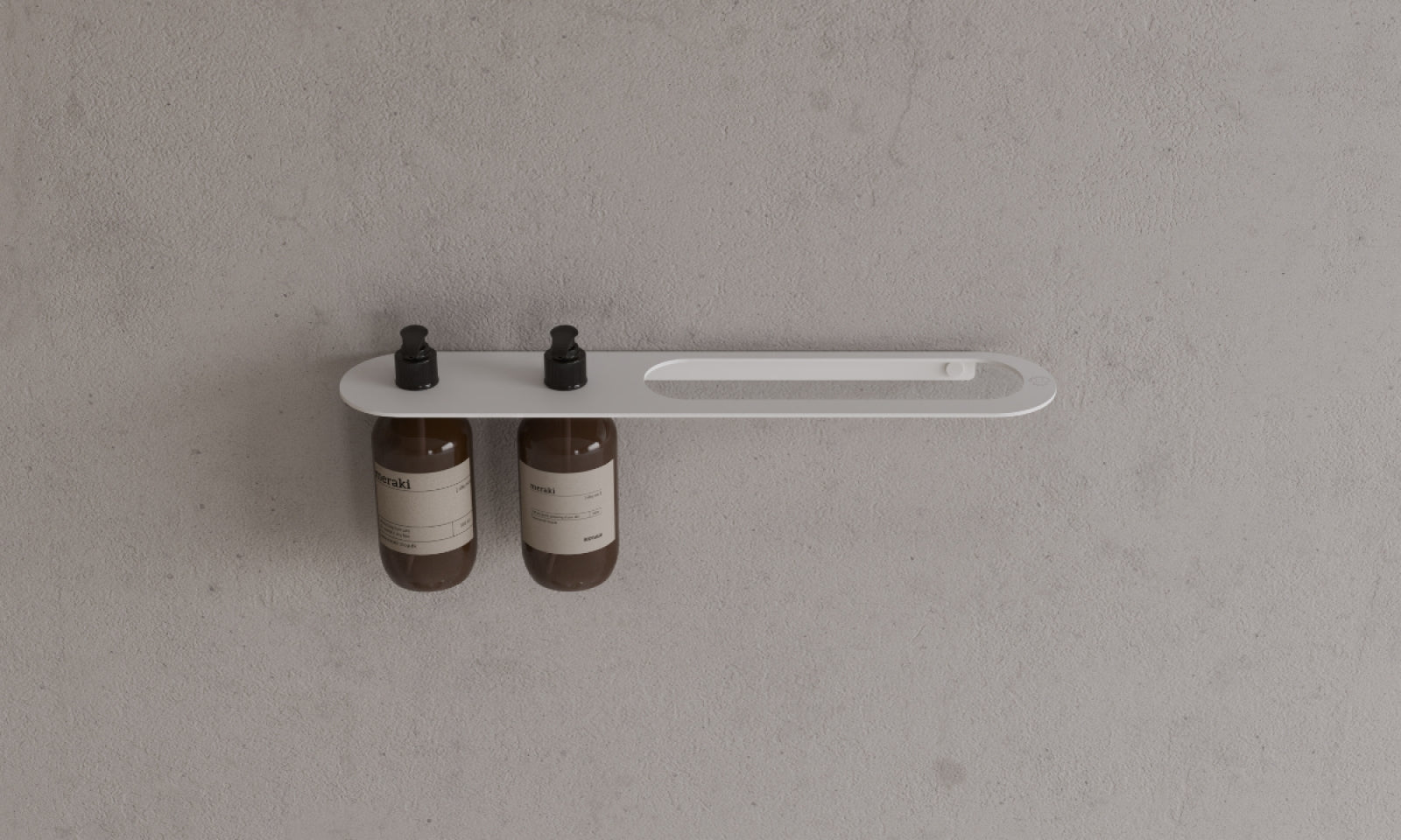 Držák na mýdlo a ručník Copenhagen Bath Cb100, matná bílá