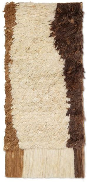 Ferm Living Edge Wall Rug, Off White/Coffee