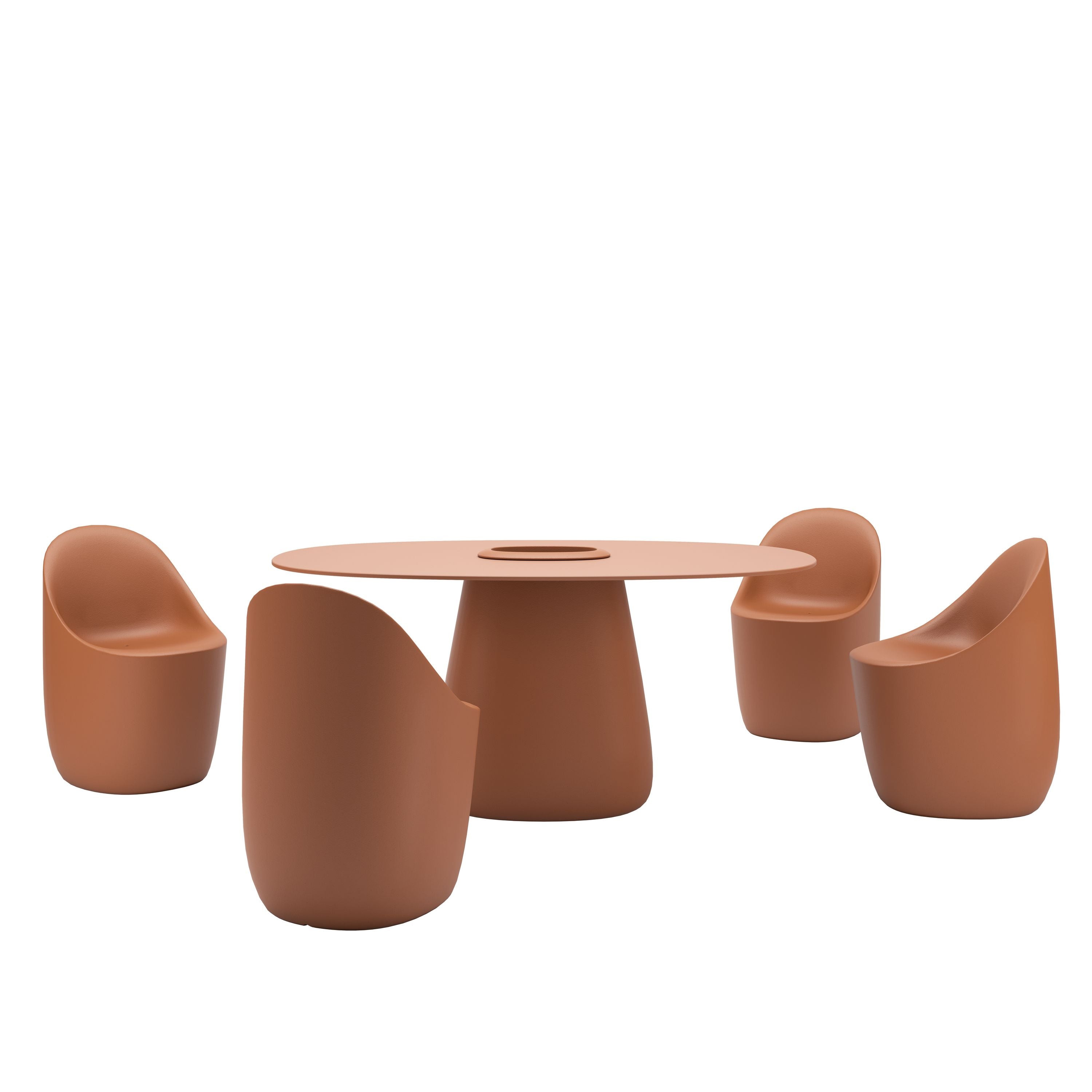 Qeeboo Cobble Chair, terakota